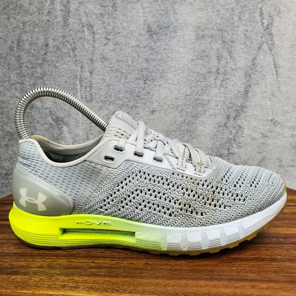 Under Armour Hovr Sonic 2 Shoes Women's 6.5 Gray Low Athletic Running Sneakers